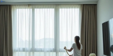 Delicate sheer drape cleaning bellbrae-vic Matty Curtain Cleaning